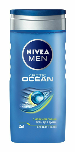 NIVEA MEN гель д/душа 2в1 ocean 250мл 82590